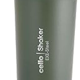 CELLO Exe-Steel Gym Shaker Bottle 750ml Forest Green | BPA Free, Leakproof | Protein Shaker Bottle with Measurement Marking | Ideal For Pre-Workout Protein Mixing | Steel Shaker Water Bottle For Gym-picture-48