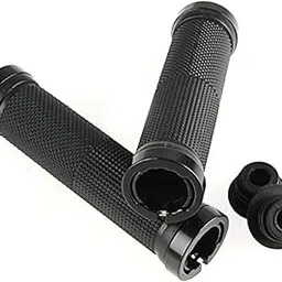 FASTPED® Pair Cycling Lock-on Anti-Slip Bicycle Handlebar Handle Grip for MTB Black Handle Grip for Cycle - Non-Slip and Firm, Handles Grips for Beach Cruiser Razor Scooter BMX MTB-image-38