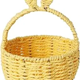 Bnf® Woven Flower Basket Empty Snacks Holder for Centerpiece Party Favor Festival Yellow|Home & Garden |Household Supplies & Cleaning|Home Organization|Storage Bins & Baskets-picture-22
