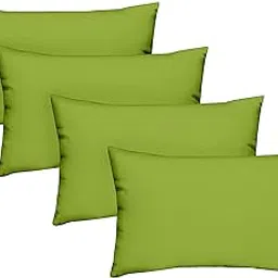Resort Spa Home Decor Set of 4 Indoor/Outdoor Decorative Lumbar/Rectangle Pillows Solid Kiwi Green-picture-30