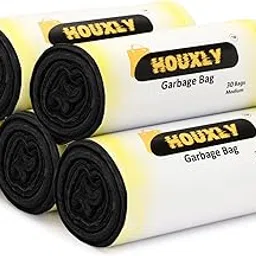 Garbage Bags Medium Size - Durable Leak-Proof Trash Bags for Easy Waste Disposal - 5 Rolls (150 bags) - Heavy Duty Dustbin Bags Ideal for Home, Office, Outdoor - Bin Bag for Large Dustbins-picture-37