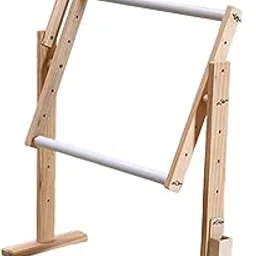 Bnf® Wooden Cross Stitch Rack Needlework Embroidery Stand 360 Rotated Adjustable-picture-27