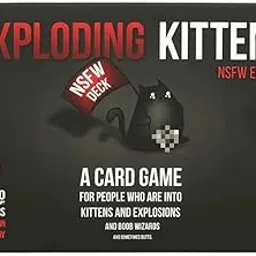 Exploding Kitten Card Game Black for Kids Adults Friends and Family Age 17 Years and up 2 to 5 Players (All Cards in Single Deck)-picture-24