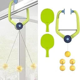 AUGEN Children Table Tennis Trainer Set Portable Hand Eye Coordination for Living Room Ping Pong Sports Set for Adults and 5 6 7 8 Years Kids-image-72