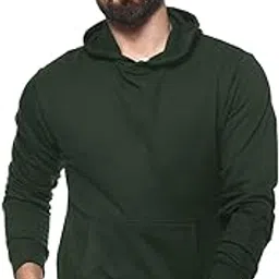 lazychunks Men's StylishFull Sleeve Hooded Neck Sweatshirt Jacket image 1