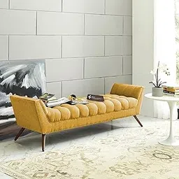 CRUZ INTERNATIONAL - online shopping-be ready ! Yellow Velvet Button Tufted 3-Seater Sofa | Couch | Settee | Diwan | Premium Velvet Upholstery for Living Room-picture-28