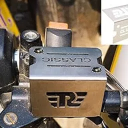 Gate 7 Disk Brake Oil Reservoir Cap/Cover for Royal Enfield Classic (Stainless Steel) Handle Oil Tank-picture-18