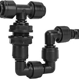 Pwshymi Terrarium Nozzle Fogger, 360 ° Rotating Nozzle Reptiles Fogger Mist Sprinkler Wide Application for Rainforest-picture-52