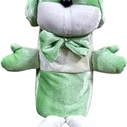 Safe N Cute Baby Feeding Bottle Cover, Plush Stretchable, 260 ML, Infant Milk Bottle Case (Green)-picture-10