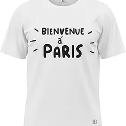 International Bhavah's BIENVENUE A Paris Printed French T-Shirt-picture-15