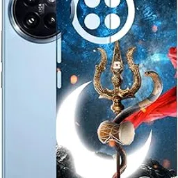 AtOdds Mobile Skin Sticker Wrap | Compatible for XIAOMI 14 CIVI | Scratchproof Matte Finish | Full Coverage for All Sides & Camera Protection (Bholenath)-picture-17