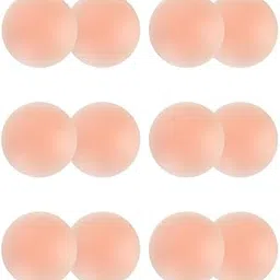 Nipple Cover Reusable for Women| Nipple Pasties Silicone - Premium Ultra Thin |Invisible & Skin Friendly Adhesive Pasties for Seamless Comfort | Waterproof, Sweatproof - 1 Pair (Beige)-picture-18