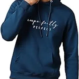 nobero Printed Hoodies for Man | 280 GSM Rich Cotton Fleece Hooded Full Sleeve Sweatshirt for Man | Stylish Casual Wear Winter Hoodies for Men-picture-48