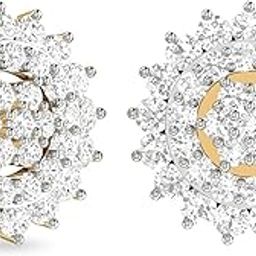 pc jeweller Yellow Gold and Solitaire Stud Earrings for Women-picture-47