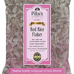 RR PILLAI'S Red Rice Flakes/Red Rice Poha - 250grams, Thick Flakes, Unpolished and Fiber Rich Flakes, Breakfast Cereal-picture-30