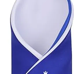 louis philippe Polyester Blend Men's Blue Print Formal Pocket Square, Free Size-picture-40