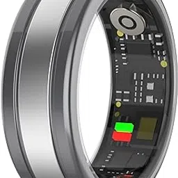 cnbro Smart Ring Health Rings for Men Women Heart Rate Monitor Sleep Ring IP68 Waterproof Sports Ring Tracker Pedometer Mileage Calorie Counter-picture-24