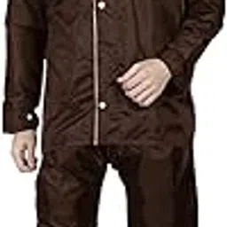 OS RAINWEAR Men's & Women's Waterproof Double Layer Reversible Raincoat with Pant 100% Water Proof with 4 Colour's and 6 Size (L to 3XL)-image-2