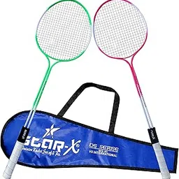 StarX Multi-Shaft Steel Badminton Racquet Set, Adult G4 - 3 3/4-inch (Multicolor)-image-65