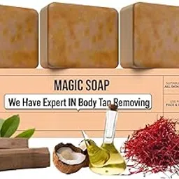 Magic sandalwood Soaps Sandalwood & Saffron Magic Soap For Bath (100 Gms Pack Of 1) | Paraben Free | Chandan & Kesar Bath Soap | Handmade Soaps For Glowing | Skin Brightening Soap For Men & Women (PACK OF 1)-image-27