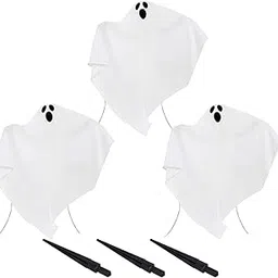 ATORSE 3 Pieces Halloween Ghost Stake Set Holiday Home Graveyard Scene Garden Stake|Collectibles-image-11