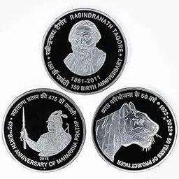 Arunrajsofia Commemorative Set Collection (Set Of 50, 475 And 10000(Ten Thousand)), Silver-picture-19