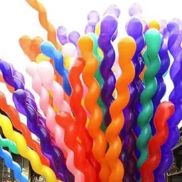 Party Mixed Spiral Latex Balloons Wedding Kids Birthday Party Decor, 40 Pieces - Blue-picture-48