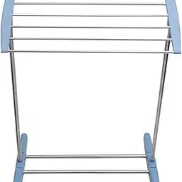 LOMESH Stainless Steel Folding Drying Towel Rack Multifunctional Mobile Towel Rack, Mobile Room Save Space Towel Cloth Rack for Drying Holder, Towel Stands (Pack of 1 Multicolor)-picture-18