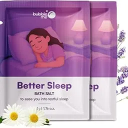 Bubble Me Better Sleep Bath Salt – Pack of 2 (100g)| Relaxing Sleep Therapy with Lavender & Epsom Salt for Deep Sleep & Stress Relief-image-73