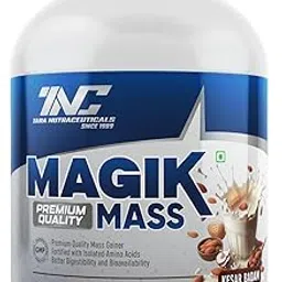 TARA NUTRACEUTICALS M.a.g.i.k Mass Nutritional Supplement Kesar Badam Flavour (3 kg)-image-1