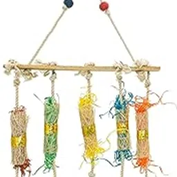 GREENBIRDS 1 Interactive Crinkle Foraging Bird Chew Toy – Cage Hanging Accessory for Play, Chewing, and Enrichment for Pet Birds-picture-25