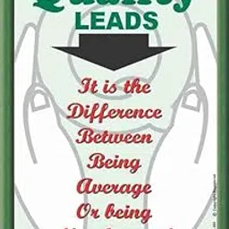 Quality Leads Motivational Wall Poster – Inspirational Office Wall Art | Positive Quote Wall Décor for Workplace, Factory, and Team Motivation (Star Flex, 2x3 Feet)-picture-11