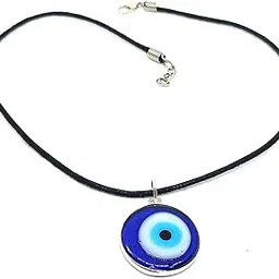 heeva creation Evil Eye Pendant Necklace Glass Rope Chain Turkish Protect Lucky Necklace for Women,Girls & Men.(Color- Multi).-picture-14