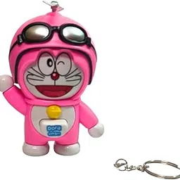 Cute Doraemon Pink Face Changing Toy Keychain with working Bamboo Copter – Cute Doremon Expressions Fidget Key Ring Gift for, kids, and doremon fans lightweight and durable design-picture-35