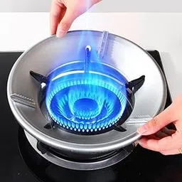Black Gas Saver Burner Stand Gas Chula Burner Gas Saver Stand Jali Ring Fire & Windproof Energy Saving, Gas Chula Support Stand 4 Legs Supported For Indian Gas-picture-32