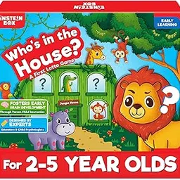 EINSTEIN BOX Who's in The House Game for 2-5 Years Old | Toys & Gifts for Boys & Girls Ages 2-5 Years| Games | Birthday Gift for Ages 2,3,4,5 Years | Learning & Education Toys|-image-23