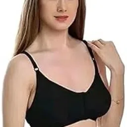 gleam bliss Women's Cotton Medium Coverage Non-Padded Anti Bacterial Front Open Bra-picture-28