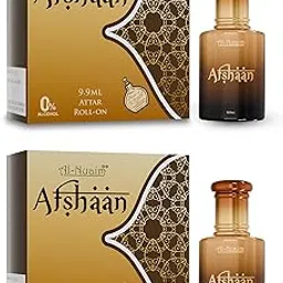 Al-Nuaim Afshan Attar - Pack of 2 (9.9ml Each) | Alcohol Free | Attar Roll On | Luxury Scent With Long Lasting Fragrance-picture-33