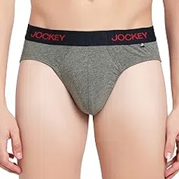 US59 Men's Super Combed Cotton Elastane Stretch Solid Brief with Ultrasoft Waistband (Pack of 2)-image-20