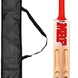 KANSAL MBF Scoop Popular Willow Premium Cricket Bat and Cover for Man's & Adult, Advance Play All Tennis Ball, Tournament Match (Size 06)-picture-21