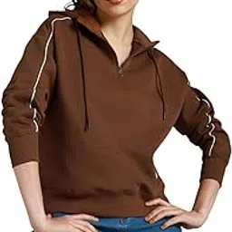 high star Women's Cotton Hooded Neck Sweatshirt-picture-23