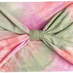 calandis Women Wide Headband Tie Dye Head Scarf Sweat Absorbent Soft Stretchy Bandana Style C | Hair Accessories | Womens Accessories-picture-32