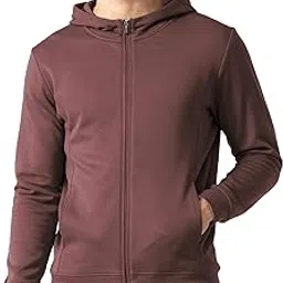 damensch Premium Microfiber Blend Zipper Hoodies for Men, Fleece Lined Hoodie for Man, No-Fade Colours Hoodies, with High Neck for Better Heat Retention, Ideal for 10-15 Degrees C-picture-12