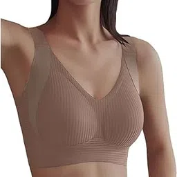 neellohit Women's Wireless Push-Up Bra | Soft Lightly Padded Full Coverage Bra | Longline High Support Sports Bra for Workout, Gym & Yoga-picture-11