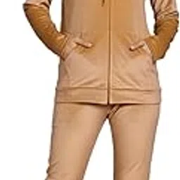 valles365 by s.c. Women Solid Velvet Night Suit-picture-19