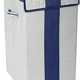 Generic Durable Canvas Laundry Basket – 75L Large Capacity, Beige, Foldable, Portable-picture-33