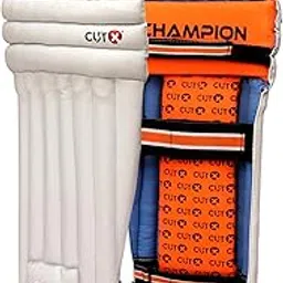 Cutx Cricket Batting Legguard for Men (White, Youth)-image-8