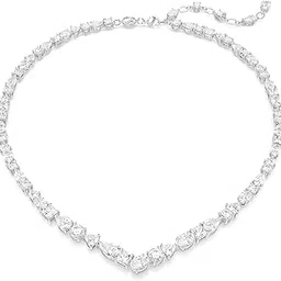 swarovski Women's Mesmera Necklace, Mixed Cuts, White, Rhodium Plated-picture-21