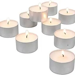 FIVON 8-9 Hour Burning Time Mega Candles Unscented White Jumbo Tea Lights Candle for Diwali, Home D?cor, Receptions, Birthdays, Celebrations, Party Favors & More (70)-picture-33