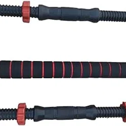MS FITNEES Dumbbell Rods with Connectors Strong grip with heavy duty dumble Rod-picture-10